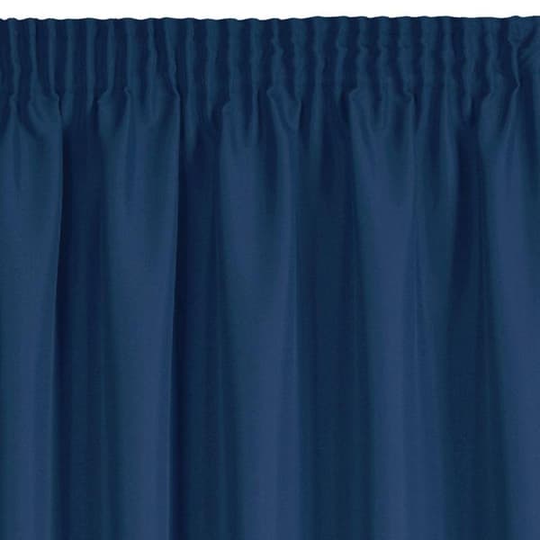 RITA FÄRDIG GARDIN PÅ TEJP 140 X 270 CM MÖRKBLÅ