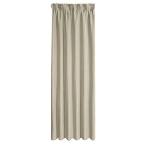 KLARGAVET GARDIN RITA PÅ TAPE 140 X 270 CM MØRK BEIGE