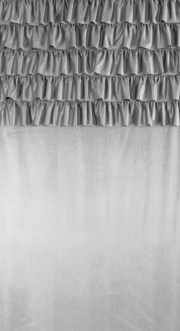 VALMIS VERHO AURA TEIPILLÄ 140 X 270 CM HOPEAA