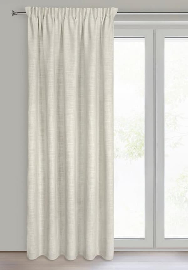 FÄRDIG ROSI-gardin PÅ TEJP 140 X 270 CM MÖRKBEIGE