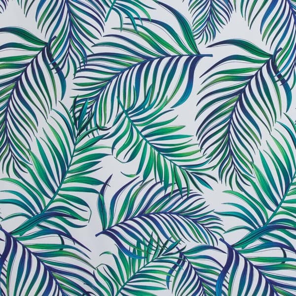 KLARGAVET GARDIN D91 PALMS 02 140 X 250 CM HVID