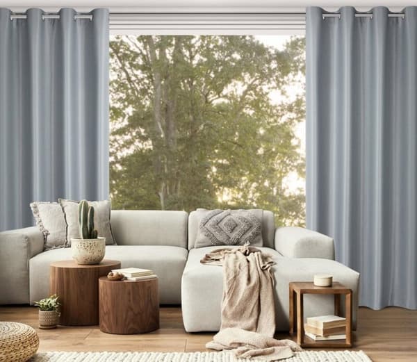 KLARGAVET GARDIN SELINA 140 X 250 CM GRÅ