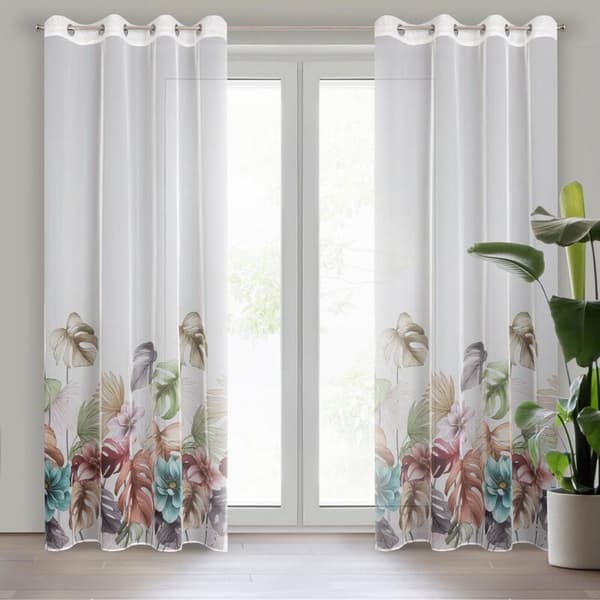 KLARGAVET GARDIN NIKOLA 140 X 250 CM HVID