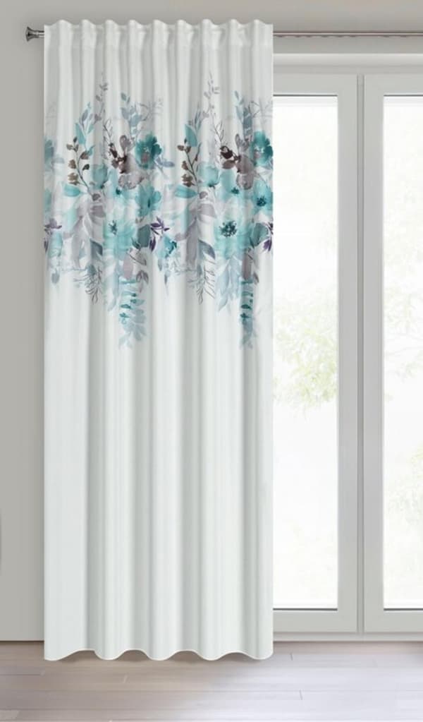 SENDI KLARGAVET GARDIN PÅ TAPE 140 X 270 CM HVID
