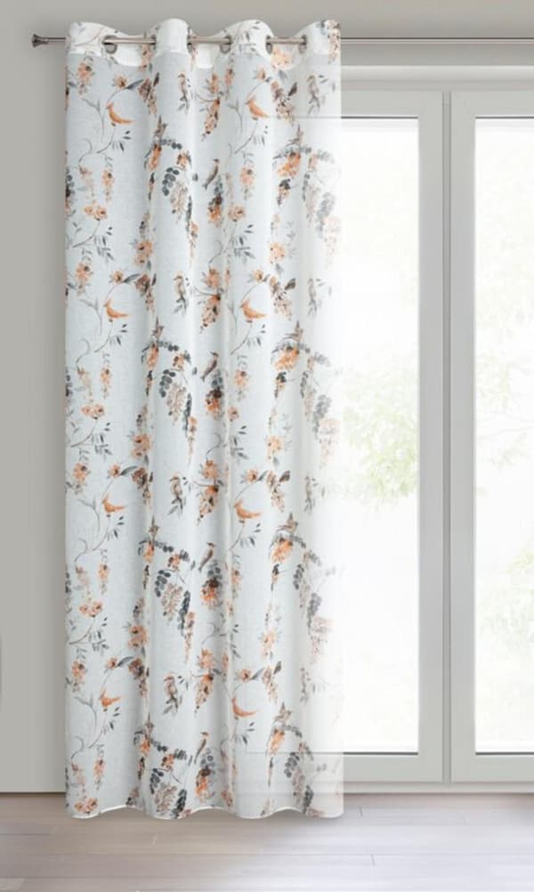 FÄRDIG GARDIN RIKI 140 X 250 CM RÖD