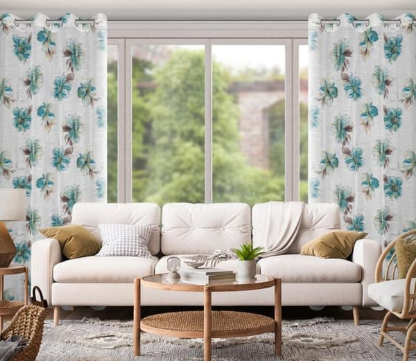 FÄRDIG GARDIN RÄV 140 X 260 CM VIT