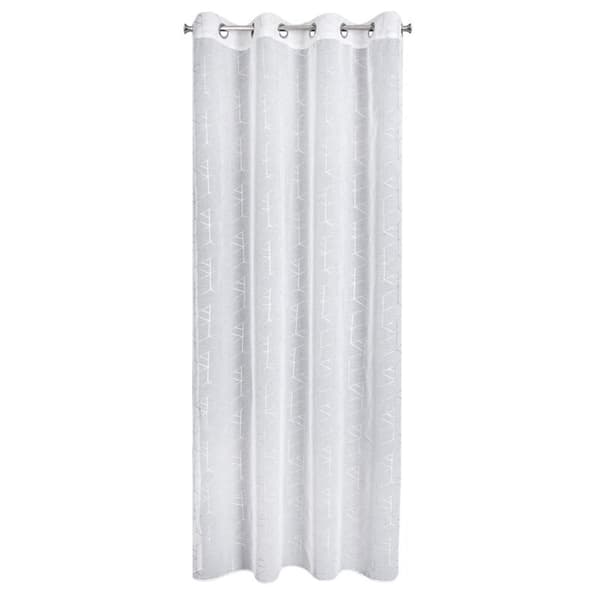 KLARGAVET GARDIN ELSI 140 X 250 CM HVID