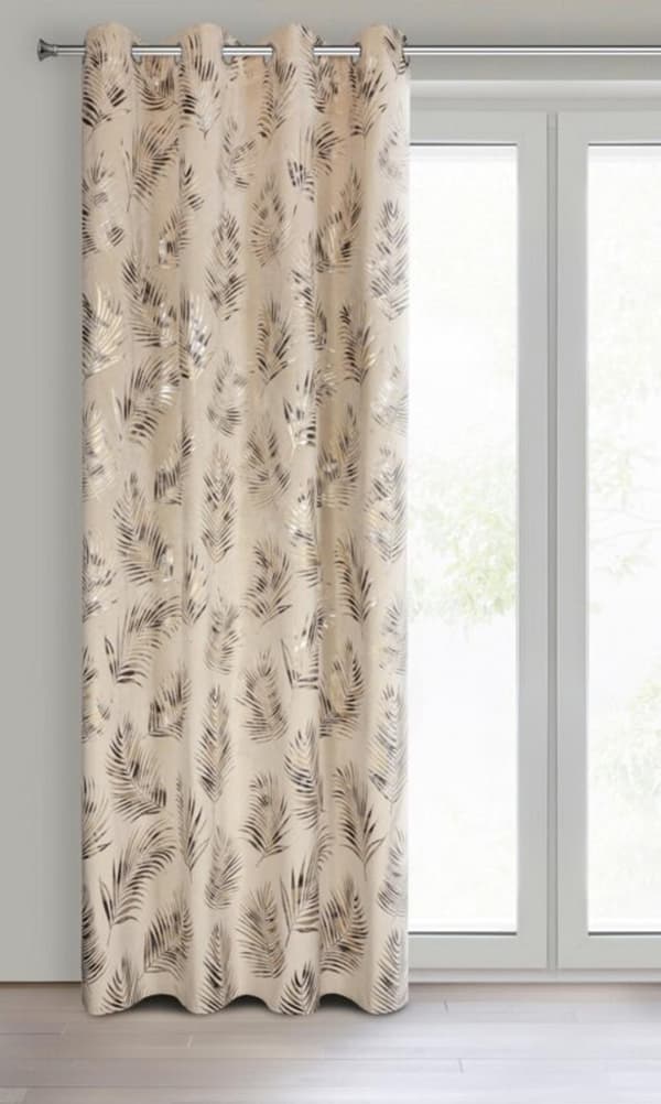 FÄRDIG GARDIN GLORIA 140 X 250 CM BEIGE