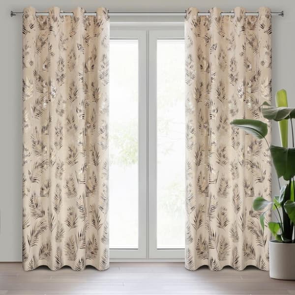 FÄRDIG GARDIN GLORIA 140 X 250 CM BEIGE