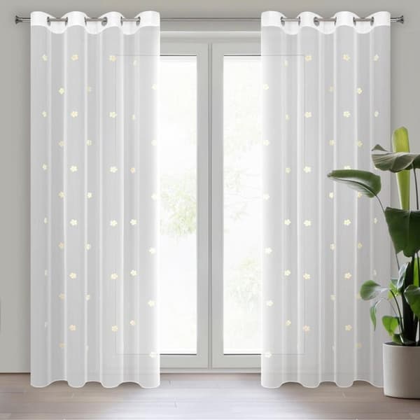 FÄRDIG GARDIN ELSA 140 X 250 CM VIT