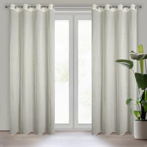 KLARGAVET GARDIN DARLA 140 X 250 CM NATURLIG