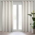 Miniatyrbillede 1 af 9: KLARGAVET GARDINSABIN 140 X 250 CM CREME
