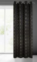 Miniatyrbillede 2 af 8: KLARGAVET GARDIN ABELLA 135 X 250 CM SORT
