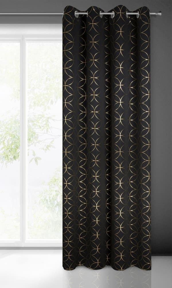 KLARGAVET GARDIN ABELLA 135 X 250 CM SORT