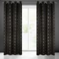 Miniatyrbillede 1 af 8: KLARGAVET GARDIN ABELLA 135 X 250 CM SORT