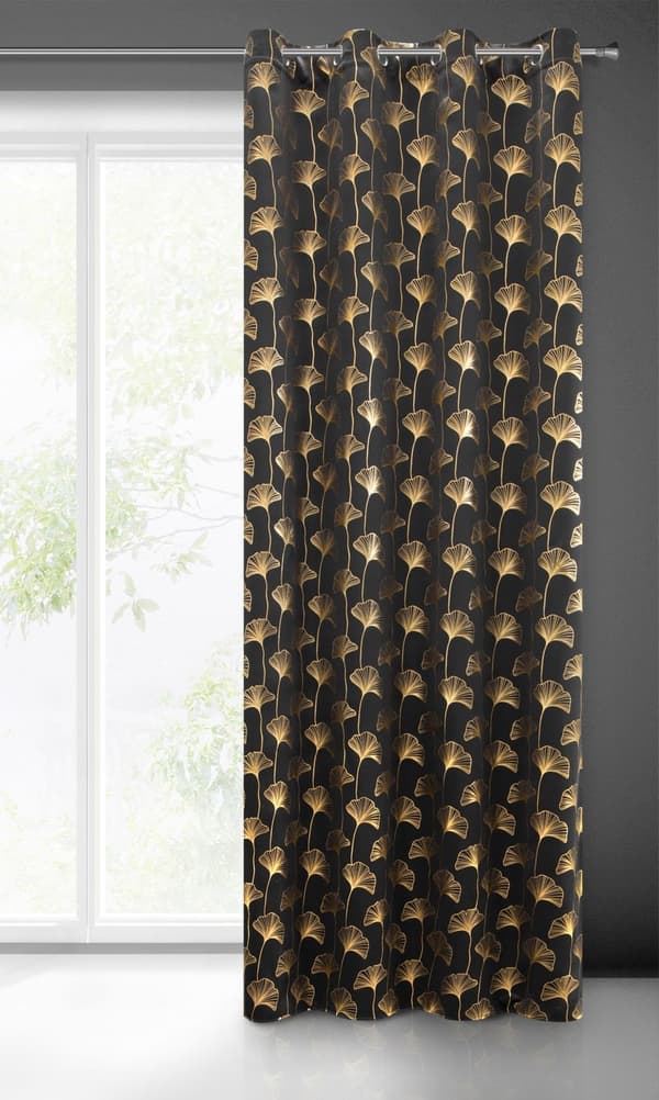 FÄRDIG GARDIN CLARA 135 X 250 CM SVART
