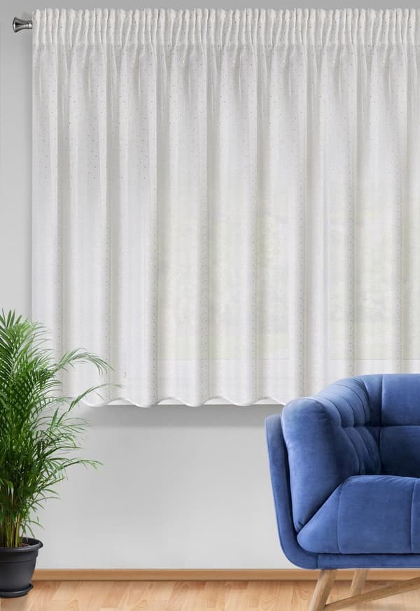 SIBEL VALMIS VERHO TEIPILLÄ 300 X 150 CM VALKOINEN