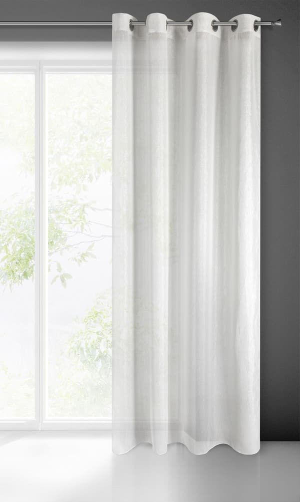 KLARGAVET GARDIN ELICIA 140 X 250 CM HVID