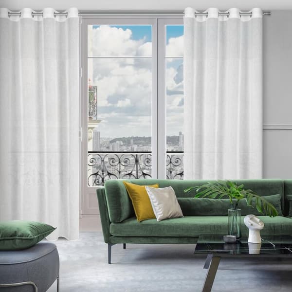 KLARGAVET GARDIN MARISA 140 X 250 CM HVID