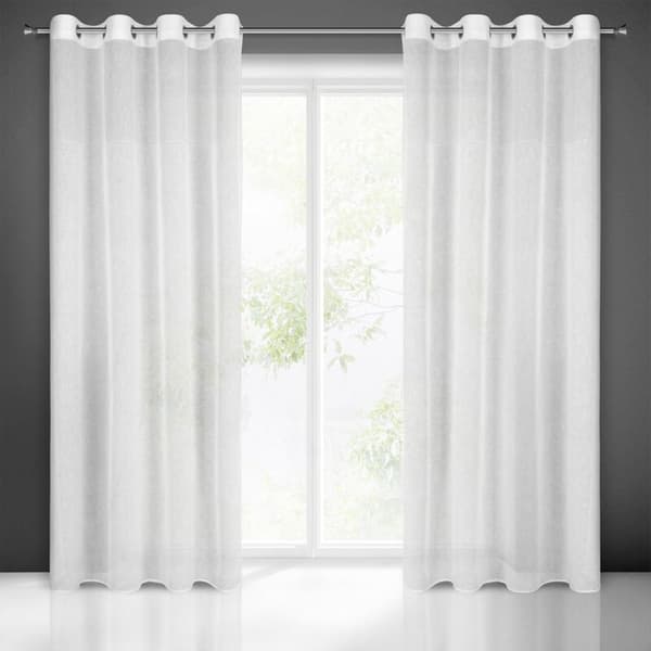 KLARGAVET GARDIN MARISA 140 X 250 CM HVID