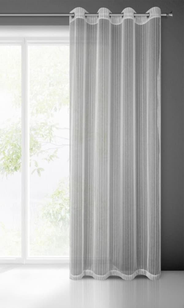 KLARGAVET GARDIN NOELIA 140 X 250 CM SØLV