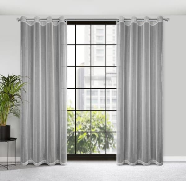 KLARGAVET GARDIN NOELIA 140 X 250 CM SØLV