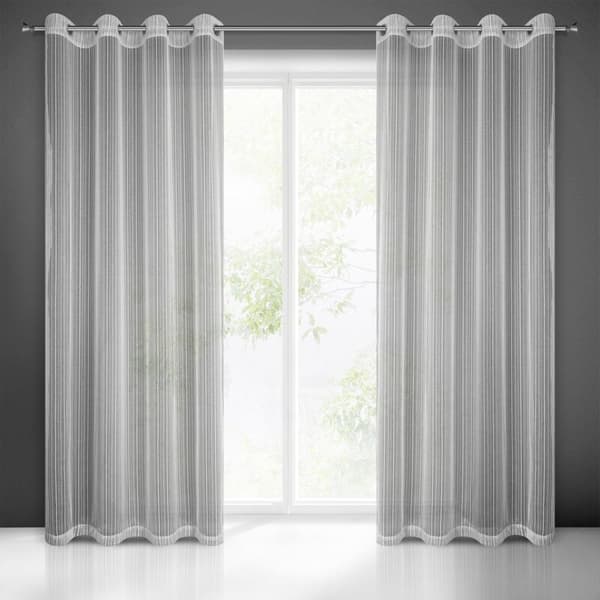 KLARGAVET GARDIN NOELIA 140 X 250 CM SØLV