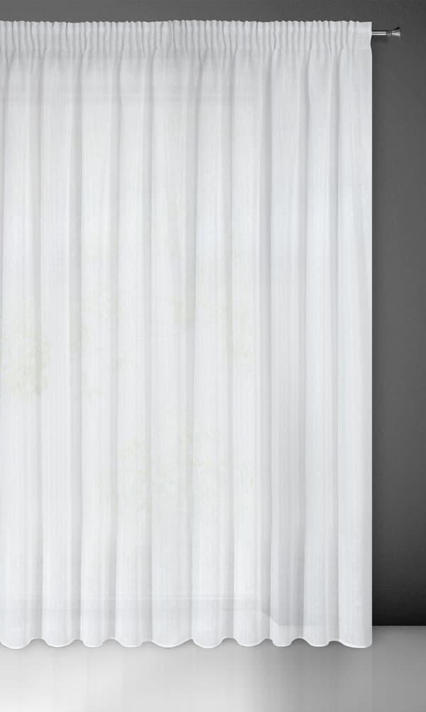 FÄRDIG VIOLADARDIN PÅ TEJP 300 X 250 CM VIT