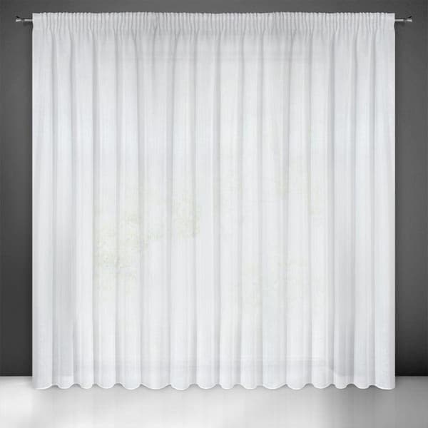 FÄRDIG VIOLADARDIN PÅ TEJP 300 X 250 CM VIT