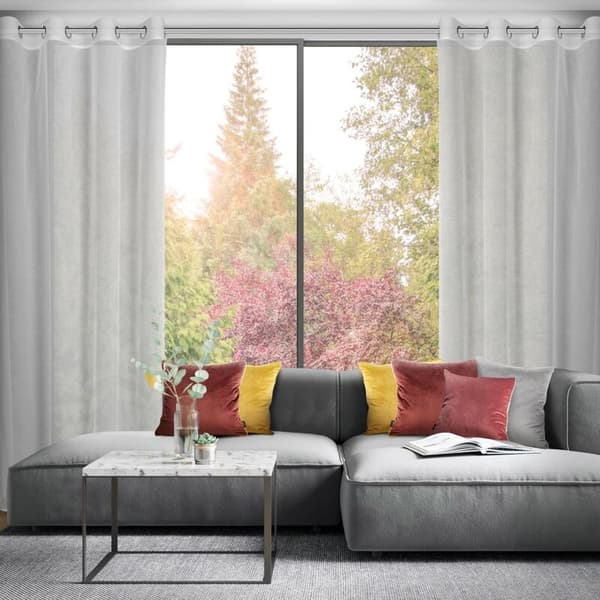 FÄRDIG GJORDAD gardin KEJTI 140 X 250 CM VIT