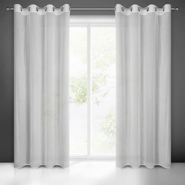 KLARGAVET GARDIN KEJTI 140 X 250 CM HVID