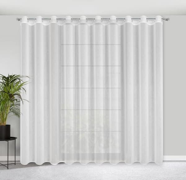 KLARGAVET GARDIN LUNA 300 X 250 CM HVID