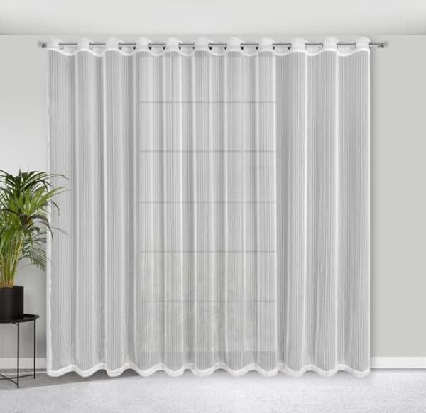 KLARGAVET GARDIN NOELIA 300 X 250 CM HVID
