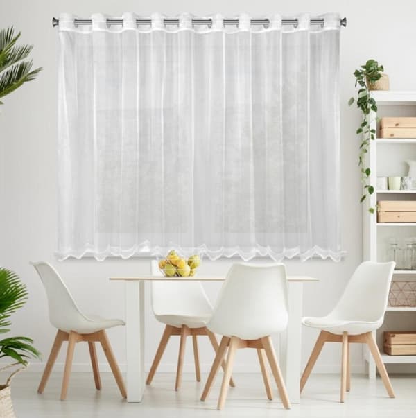 VALMIS VERHO ELLIE 350 X 145 CM VALKOINEN