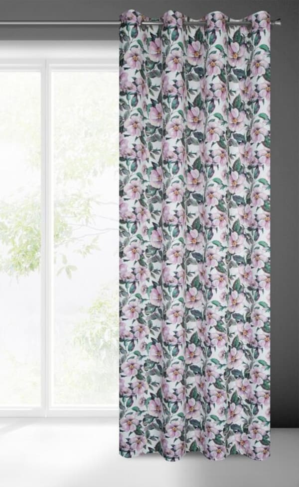 SIMONA KLARGAVET GARDIN 140 X 250 CM HVID