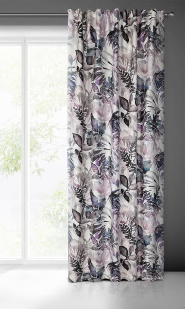 FÄRDIG LILJARDARDIN PÅ TEJP 140 X 270 CM VIT