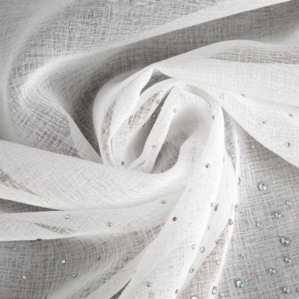KLARGAVET GARDINMOLLY 350 X 150 CM HVID