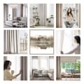 Miniatyrbillede 11 af 11: KLARGAVET GARDIN AMARI 140 X 250 CM BEIGE