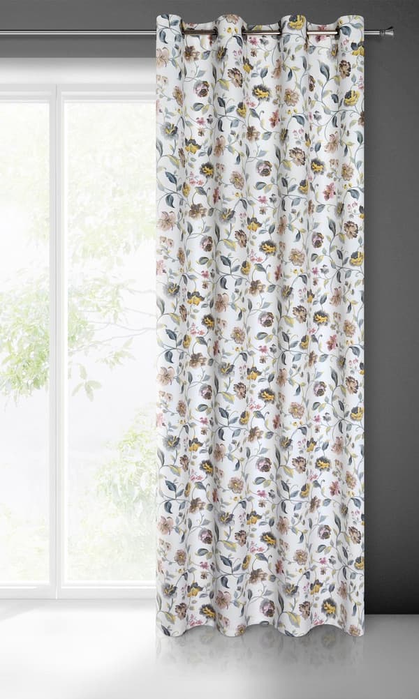 FÄRDIG GARDIN KRISTAL 140 X 250 CM VIT
