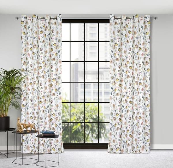 FÄRDIG GARDIN KRISTAL 140 X 250 CM VIT