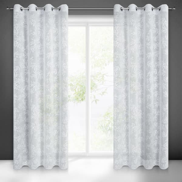 FÄRDIG GARDIN BRANN 140 X 250 CM GRÅ