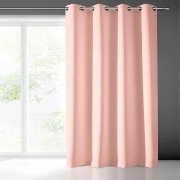 FÄRDIG GARDIN RITA 140 X 250 CM PULVERROSA