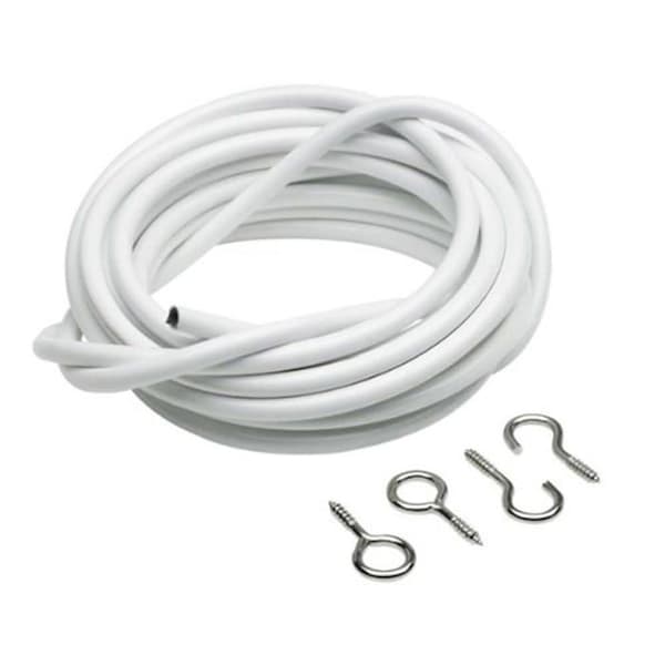 Voile - skir gardin Bulk hårdvara - BH03878 - Gardinkabel, 200 cm
