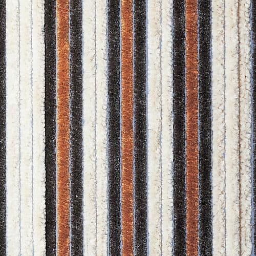 Dörrgardin kameleont Florence - MOREL - Ränder - 90x220 cm - Beige/Brons/Brun