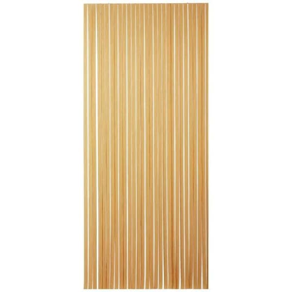 MOREL - PVC gardinport Tahiti brun och beige 120x220 cm