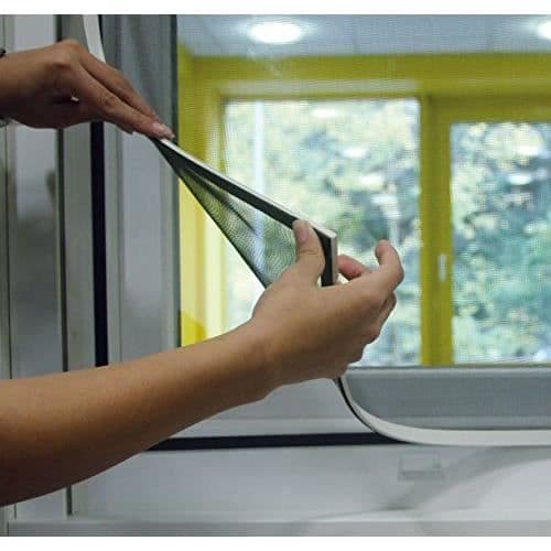 Schellenberg myggnät för fönster med magnet mot insekter - 50746
