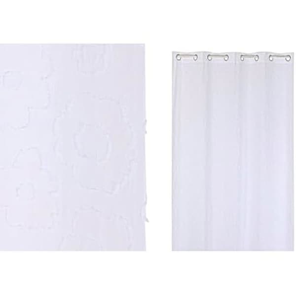 Gardin - ESPRIT - Vit - 140 x 260 cm - Flerfärgad - Inomhus