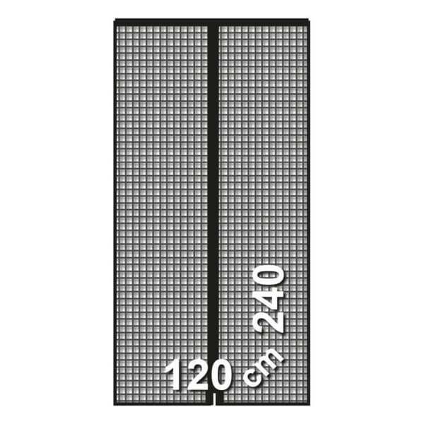 Magnetiskt myggnät för dörrar - Schellenberg - 120 x 240 cm - magnetisk fäste