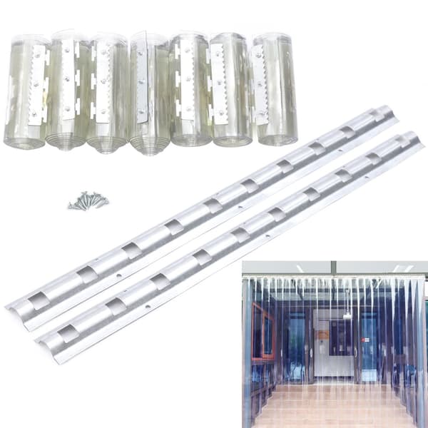 Strips PVC Transparent Gardin, Holdbart Materiale, Nem at Installere, Effektiv Rummelig Divider