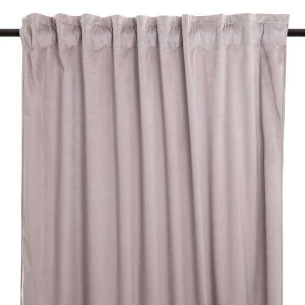 Gardin | TALLA | blackout sammet grå | 140x250cm | 852010